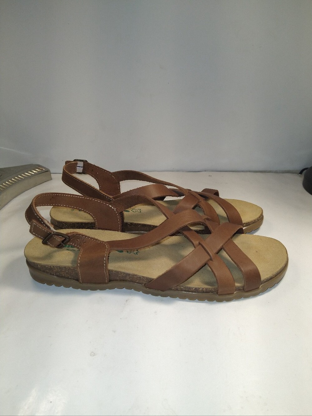 BioNatura Toronto Leather Stappy Sandals Women's sz 10(41).